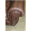 Image 2 : MODESTO STUDDED LEATHER SOFA