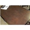 Image 2 : MODERN DINING TABLE WITH LEATHER CHAIRS