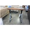 Image 2 : NEW ASHLEY RUSTIC DARK FINSH ENDTABLE, RETAIL $537