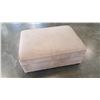 Image 1 : BROWN FABRIC OTTOMAN