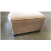 Image 3 : BROWN FABRIC OTTOMAN