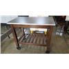 Image 1 : NEW ASHLEY SIGNATURE DESIGN INDUSTRIAL STYLE ROLLING KITCHEN CART RETAIL $1399