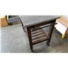 Image 2 : NEW ASHLEY SIGNATURE DESIGN INDUSTRIAL STYLE ROLLING KITCHEN CART RETAIL $1399