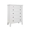 Image 1 : NEW ASHLEY SIGNATURE DESIGN WHITE 5 DRAWER CHEST OF DRAWER, RETAIL $899