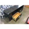 Image 3 : MODERN BLACK 2 DRAWER ENTERTAINMENT STAND