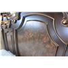 Image 3 : NEW ASHLEY SIGNATURE DESIGN KINGSIZE SLEIGH STYLE CARVED AND BURLED SOLID WOOD BEDFRAME RETAIL $2950