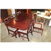 Image 1 : DUNCAN PHYFFE DINING TABLE W/ 2 LEAFS AND 6 CHAIRS