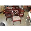 Image 2 : DUNCAN PHYFFE DINING TABLE W/ 2 LEAFS AND 6 CHAIRS