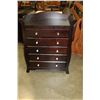 Image 1 : ASPEN 5 DRAWER DRESSER W/ GLASS HANDLES