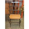 Image 2 : METAL BAKERS RACK W/ ONE DRAWER