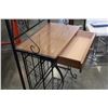Image 3 : METAL BAKERS RACK W/ ONE DRAWER