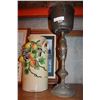 Image 2 : CERAMIC VASE AND METAL 3FT PLANT