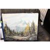 Image 1 : ORIGINAL PAINTING BY OTTO JEGODTKA A NEW DAY AT HEMLOCK RIDGE