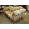 Image 2 : WOOD FRAMED UPHOLSTERED SOFA