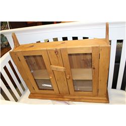 RUSTIC PINE WALL CABINET