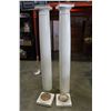 Image 1 : 2 WHITE PILLARS 7FT TALL
