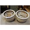 Image 1 : TWO SETS OF NEW FOUR PIECE PLANTER SETS