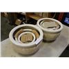 Image 2 : TWO SETS OF NEW FOUR PIECE PLANTER SETS