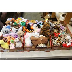 3 TRAYS OF BEANIE BABIES