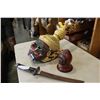 Image 2 : DECORATIVE MASK AND KNIFE AND DECORATION