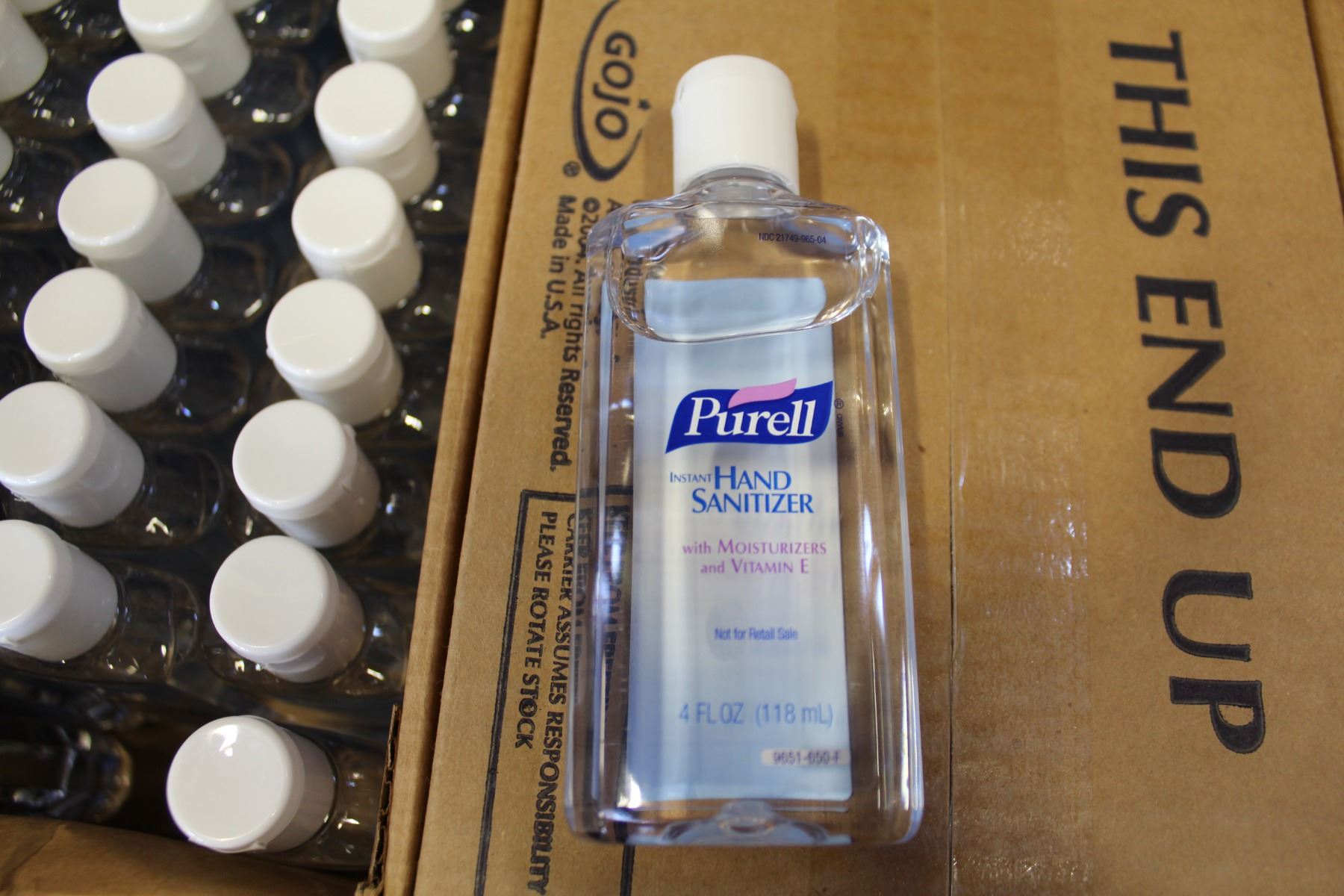 Purell Box THREE BOXES OF PURELL HAND SANITIZER