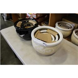 TWO SETS OF NEW FOUR PIECE PLANTER SETS