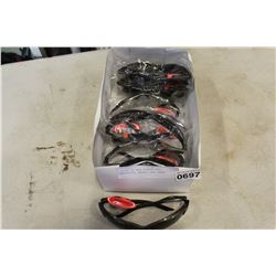9 PAIRS OF NEW RYDERS RTX SUNGLASSES, RETAIL $49 EACH