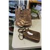Image 1 : NEW BROWN SUEDE LADIES 3 PIECE PURSE SET