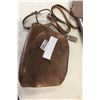 Image 2 : NEW BROWN SUEDE LADIES 3 PIECE PURSE SET