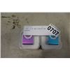 Image 1 : 2 NEW BLUE AND PURPLE MP3 PLAYERS