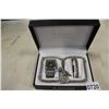 Image 1 : GENEVA ELITE WATCH AND NECKLACE AND BRACELET IN CASE