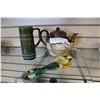 Image 1 : DOULTON TEAPOT AND WADE MUG AND CHALKWARE FIGURE