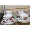 Image 2 : BOX OF ROYAL STAFFORD ROYAL ALBERT AND OTHER TEACUPS AND SAUCERS