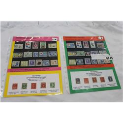 TWO SLEEVES OF COLLECTIBLE STAMPS