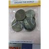 Image 2 : TWO EDMONTON OILERS SOUVENIR DOLLARS AND AROUND THE WORLD COINS