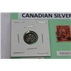 Image 2 : THREE CANADIAN SILVER FIVE CENT COINS