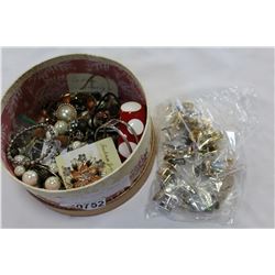 CUFFLINKS AND COSTUME JEWELRY