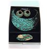 Image 1 : BEAD NECKLACE AND EARRING SET