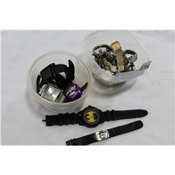 TWO TRAYS OF WATCHES