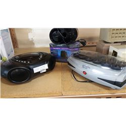 WIRELESS MEDIA CONNECTOR AND TWO STEREOS