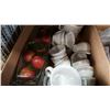 Image 2 : ROYAL KNIGHT CUPS AND SAUCERS AND VASE AND SLAT AND PEPPER SHAKERS