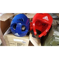 2 ADIDAS MARTIAL ARTS HELMETS