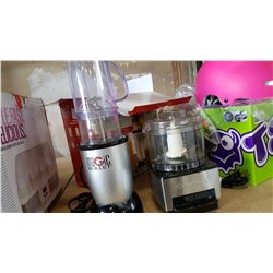 CUISINART FOOD PROCESSOR AND MAGIC BULLET