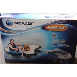 NEW SEVYLOR 2 PERSON COLLOSSUS RAFT WITH OARS