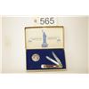 Image 2 : Statue of Liberty 100 Year Commemorative Knife and Coin Set