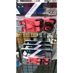 HONDA BRAND RATCHETING TIE DOWNS / 2 PC SETS RETAIL $24.99 ea