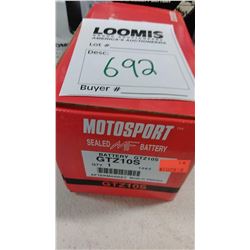 NEW MOTORCYCLE BATTERIES  BUNDLE LOT  / 692,689