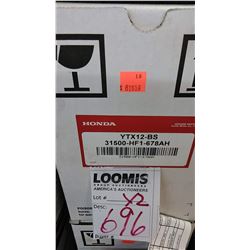 NEW MOTORCYLE BATTERY YTX12-BS/$81.65