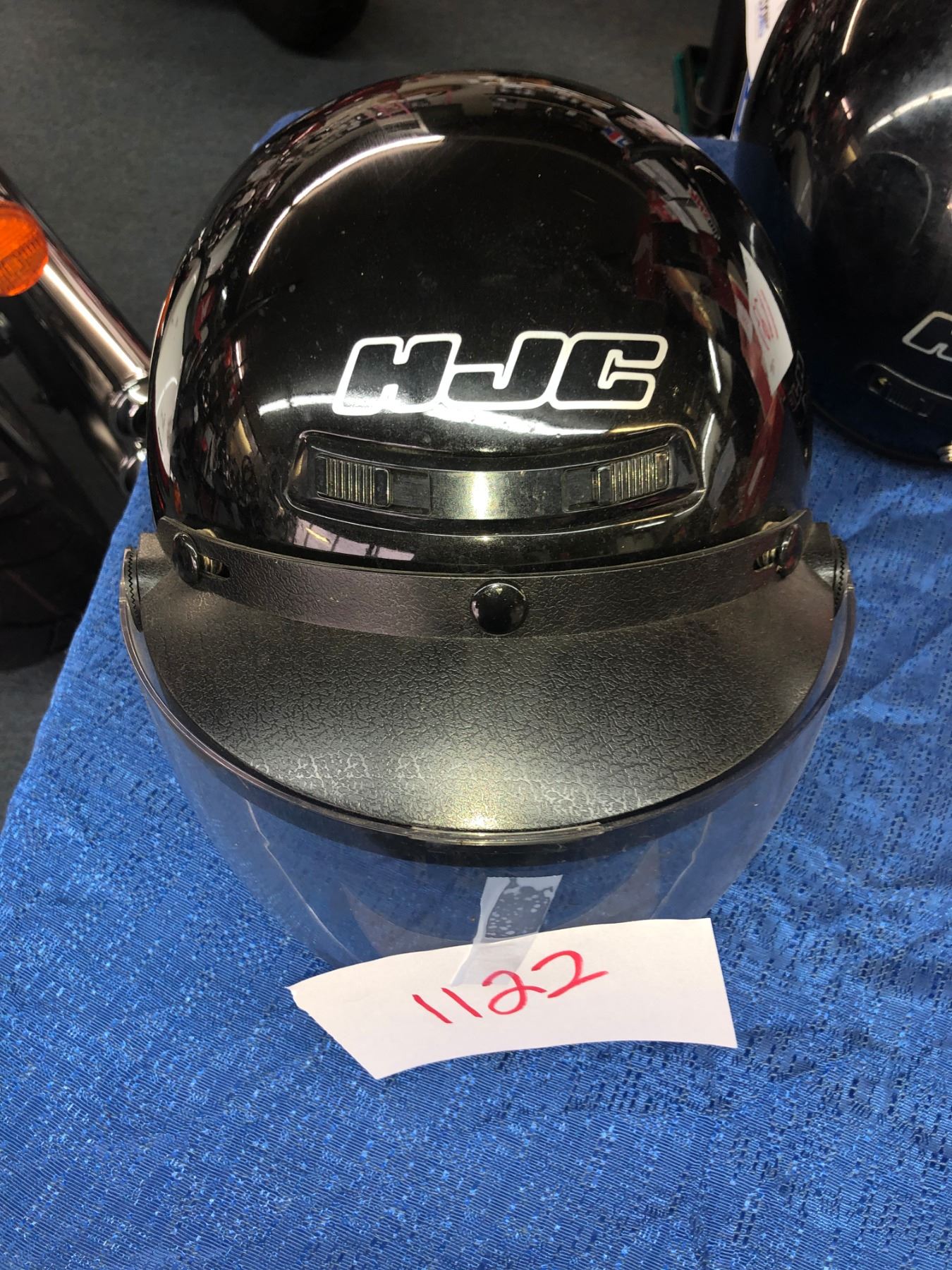 NEW HJC HELMET WITH FACE SHIELD