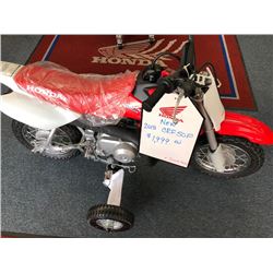 NEW 2018 HONDA CRF50FJ OFF ROAD W TRAINING WHEELS